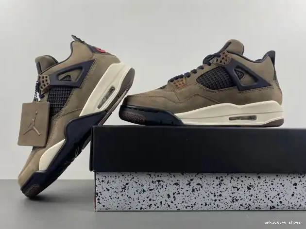 Rep Retro Jordan 4 Scott Air Travis AJ4-882335 x Brown TS 0417